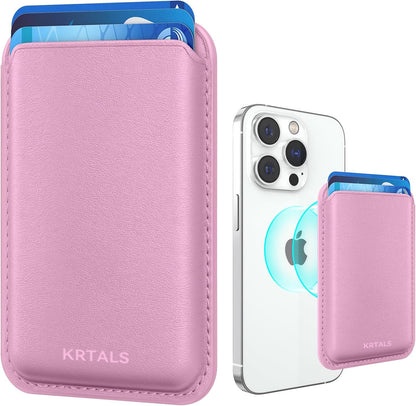 Magnetic Wallet Cell Phone Card Holder for Phone Case with Mag-Safe