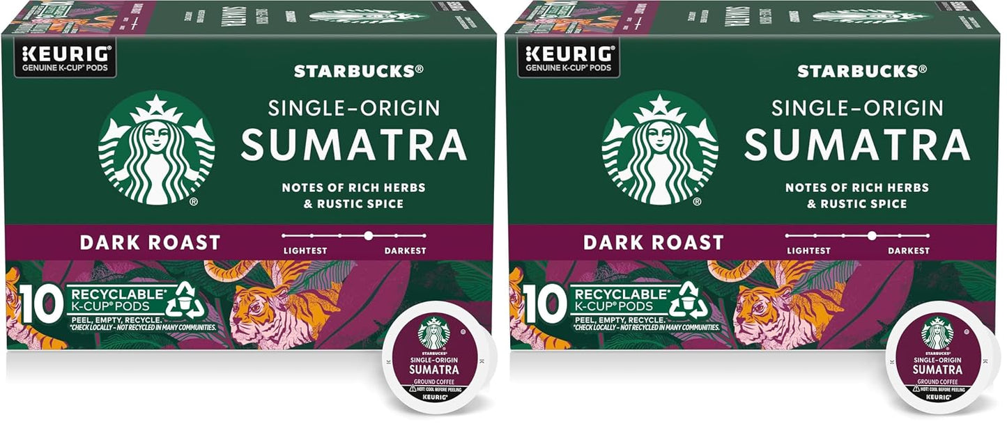 Starbucks K-Cup Coffee Pods, Dark Roast Hot or Iced Coffee, French Roast, 96 Keurig Pods