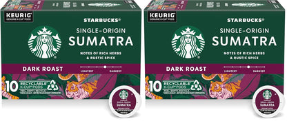Starbucks K-Cup Coffee Pods, Dark Roast Hot or Iced Coffee, French Roast, 96 Keurig Pods