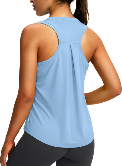 G Gradual Women's Workout Tops Racerback Athletic Tank Tops