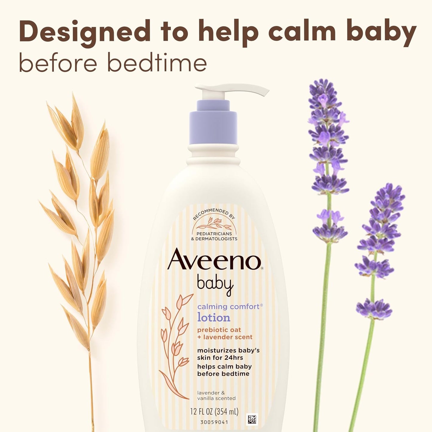 Aveeno Baby Calming Comfort Moisturizing Body Lotion, 18 fl. oz