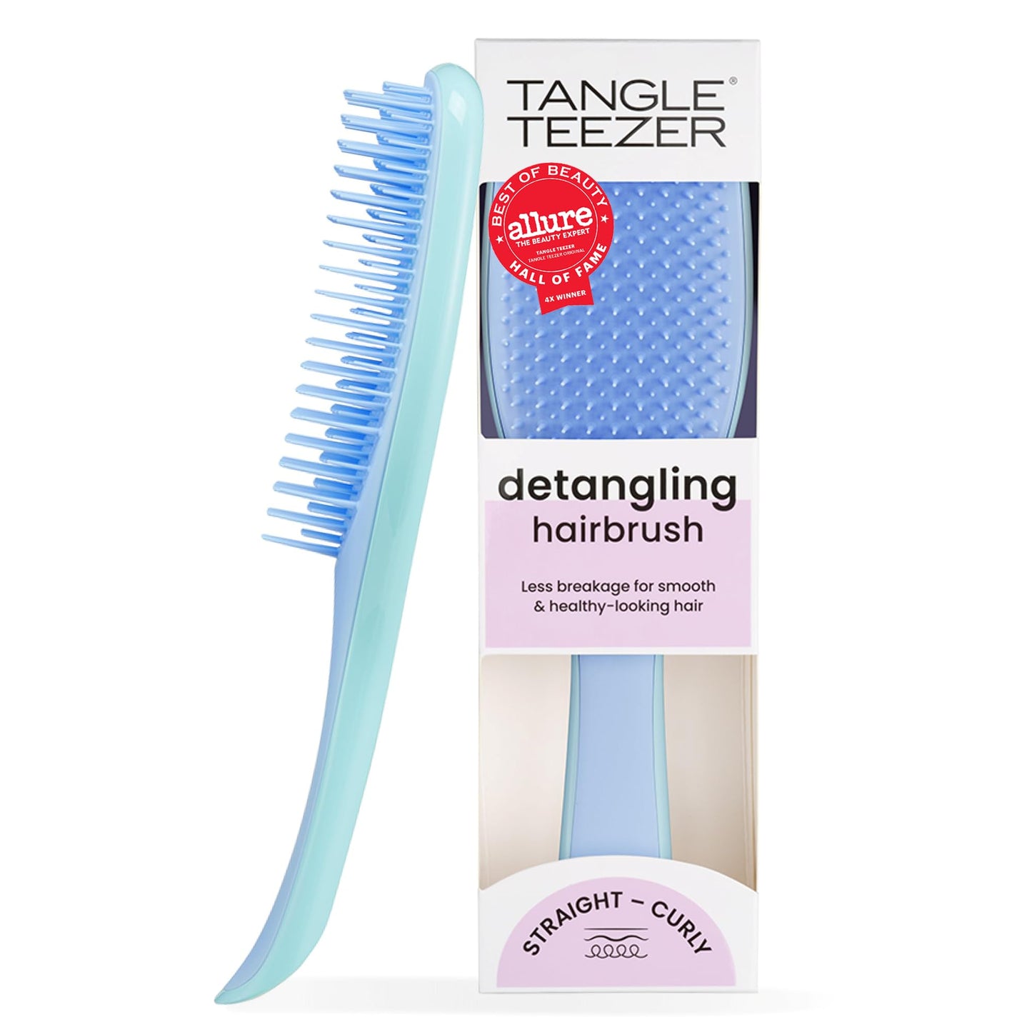 Tangle Teezer Ultimate Detangler Brush, Straight to Wavy, Liquorice Black