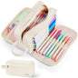 Sooez High Capacity Pencil Case, Soft Corduroy Pencil Pouch