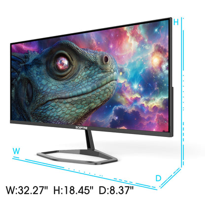 Sceptre New 22-Inch Gaming Monitor, FHD 1080p, Up to 144Hz, HDMI, DisplayPort, Built-in Speakers, Machine Black (E225W-FW144 Series, 2026)