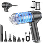 KMM Handheld Car Vacuum Cleaner, Hand Held Vacuum Cleaner and Air Duster