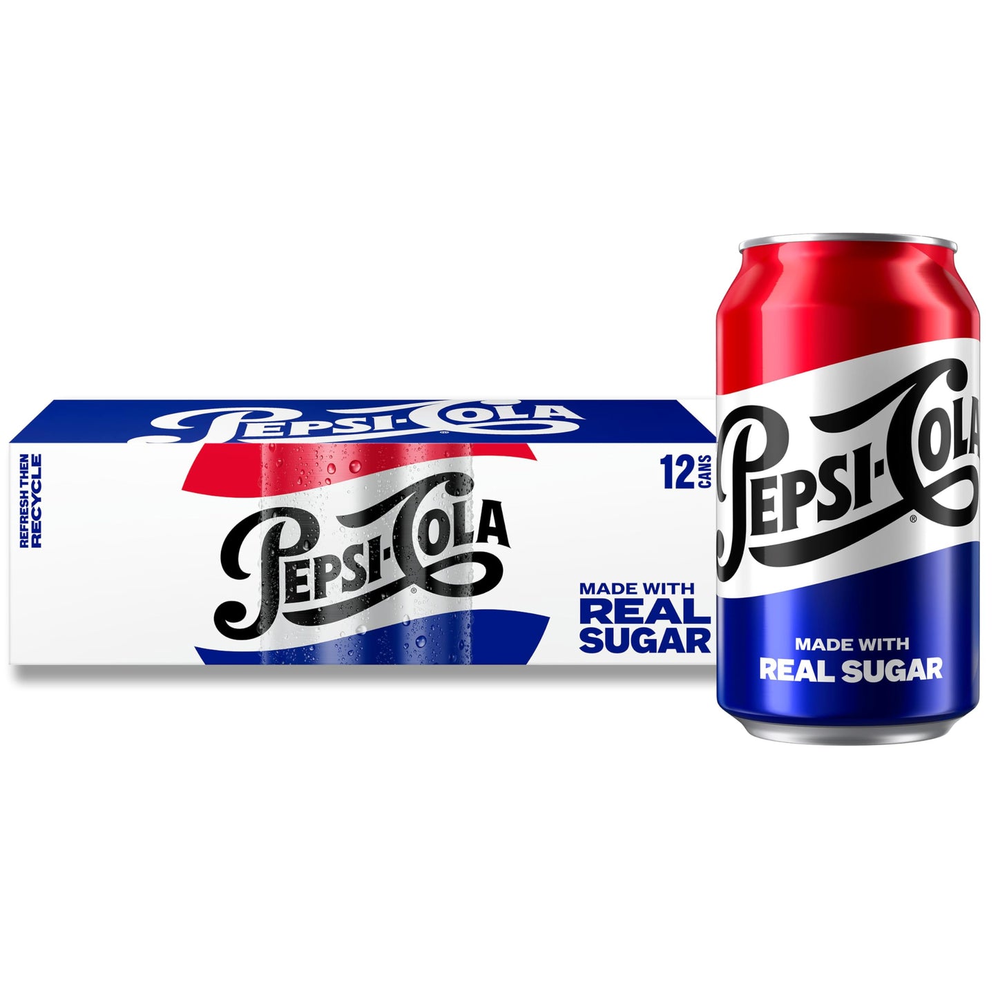Pepsi Cola Soda, 12 Fl Oz Cans (Pack of 12)