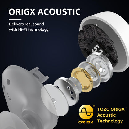 TOZO A1 Wireless Earbuds Bluetooth 5.3 Light Weight in Ear Headphones