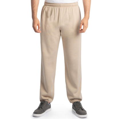 Fruit of the Loom Eversoft Fleece Elastic Bottom Sweatpants with Pockets, Relaxed Fit, Moisture Wicking, Breathable