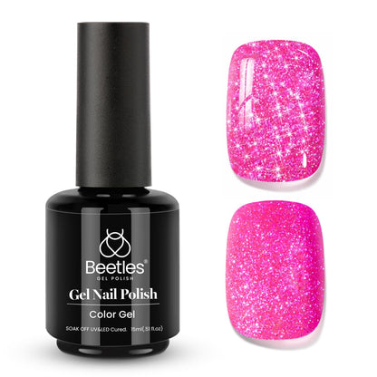 Beetles Purple Gel Nail Polish, 1 Pcs 15ml Purple Gel Polish