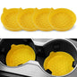 SINGARO Car Cup Holder Coaster, Silicone Cup Holder Insert, Universal Non-Slip Cup Holders, Car Accessories Interior for Women and Man Interior Sets 4 Pack Black
