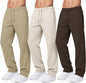 PURE CHAMP Sweatpants for Men 3 Pack Fleece Athletic Workout Joggers Mens Sweatpants with Zipper Pockets Size S-3XL