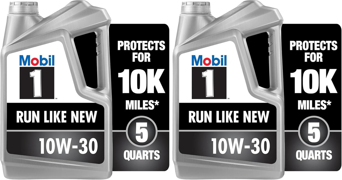 Mobil 1 European Car Formula Full Synthetic Motor Oil 0W-40, 5 Quart