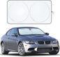 Econour Car Windshield Sun Shade, Front Window Sun Blocker for SUVs,Sedan