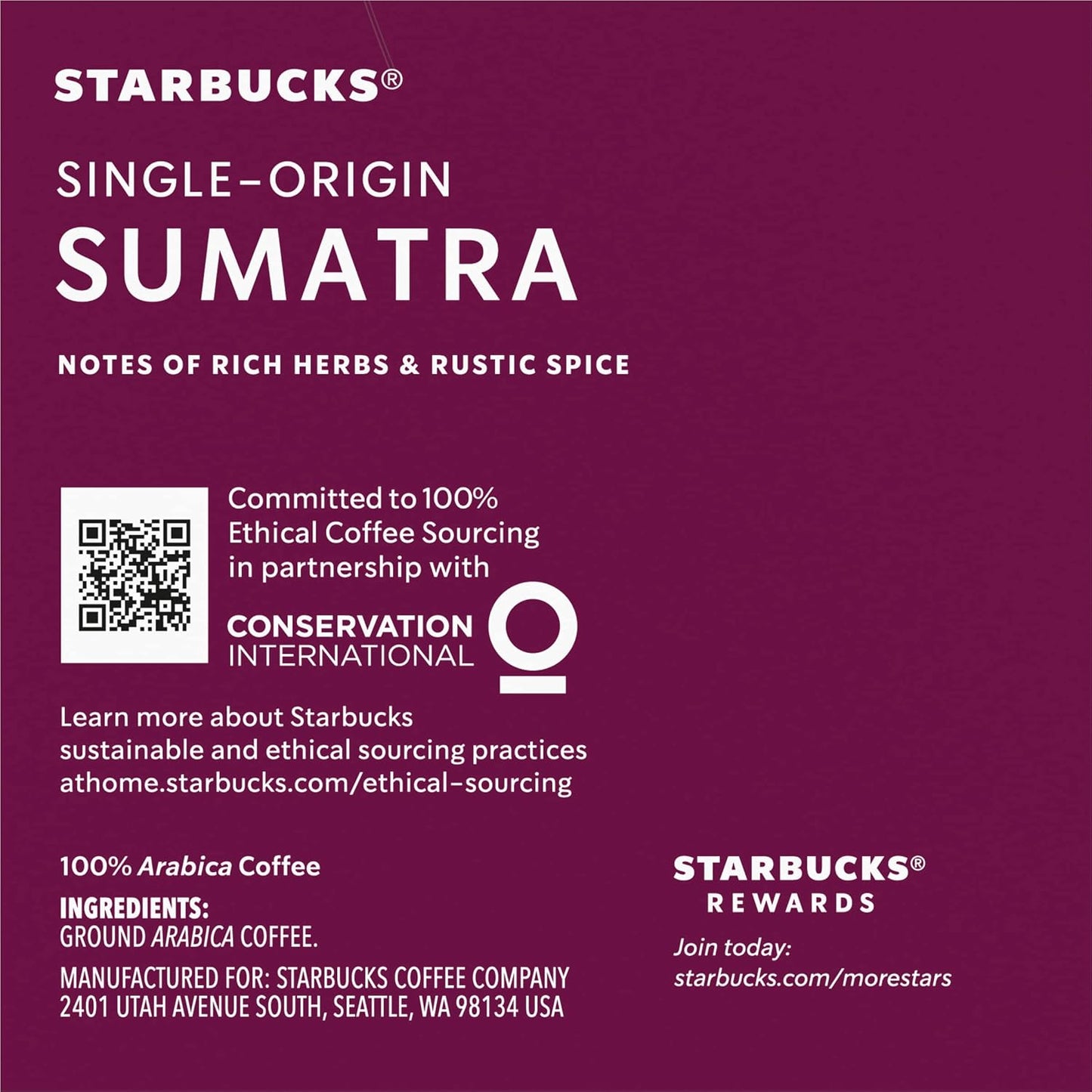 Starbucks K-Cup Coffee Pods, Dark Roast Hot or Iced Coffee, French Roast, 96 Keurig Pods