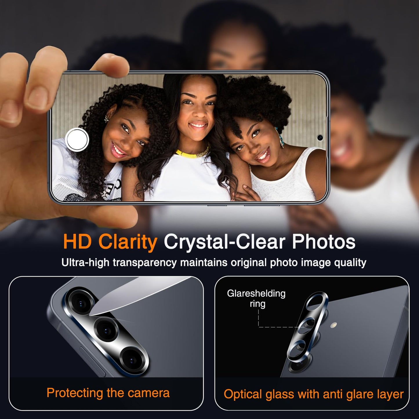 Wiaocit Camera Lens Protector for iPhone 16 Pro/iPhone 16 Pro Max
