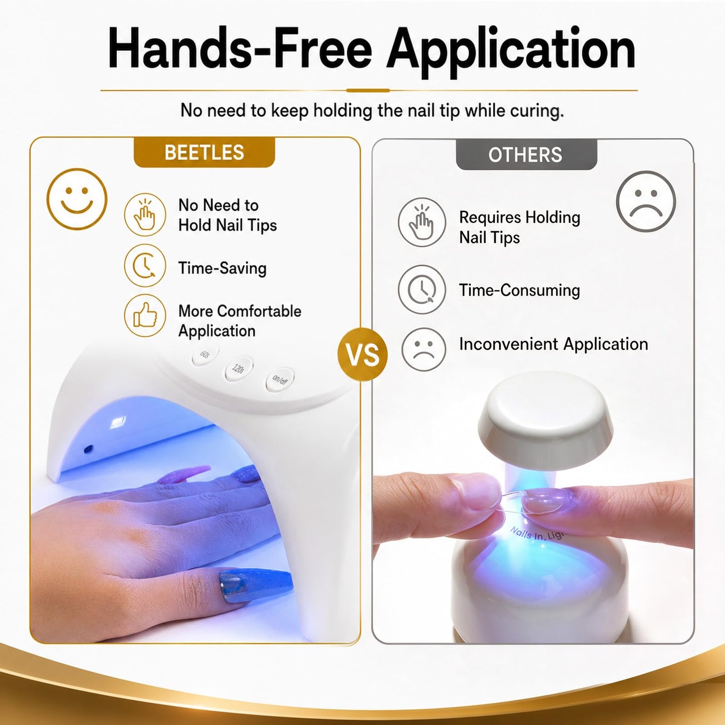 Beetles Soft Gel Nail Tips Short Almond 288pcs in 12 Sizes Etch-X