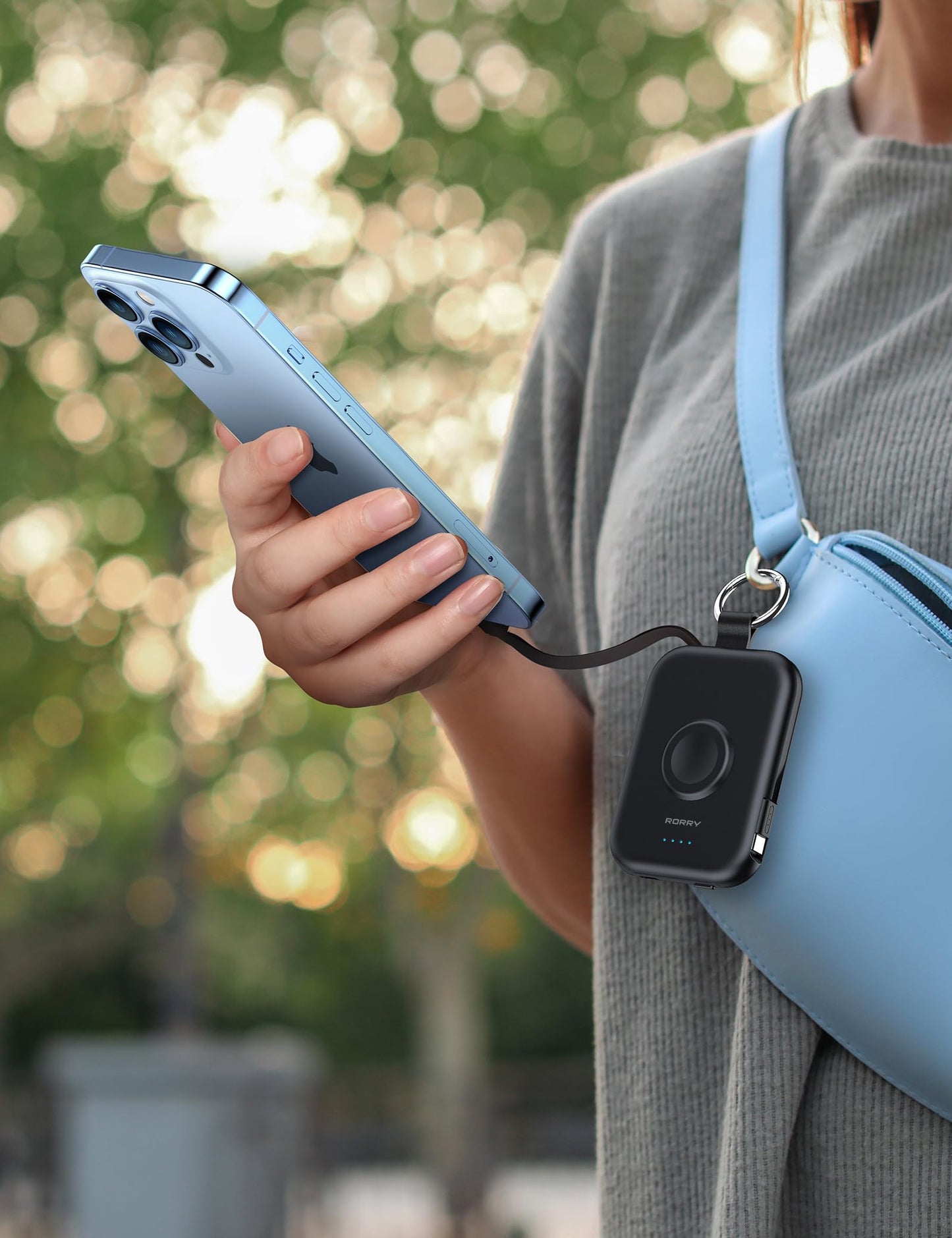 RORRY CharmGo Portable Charger, 5000mAh Portable Charger Power Bank