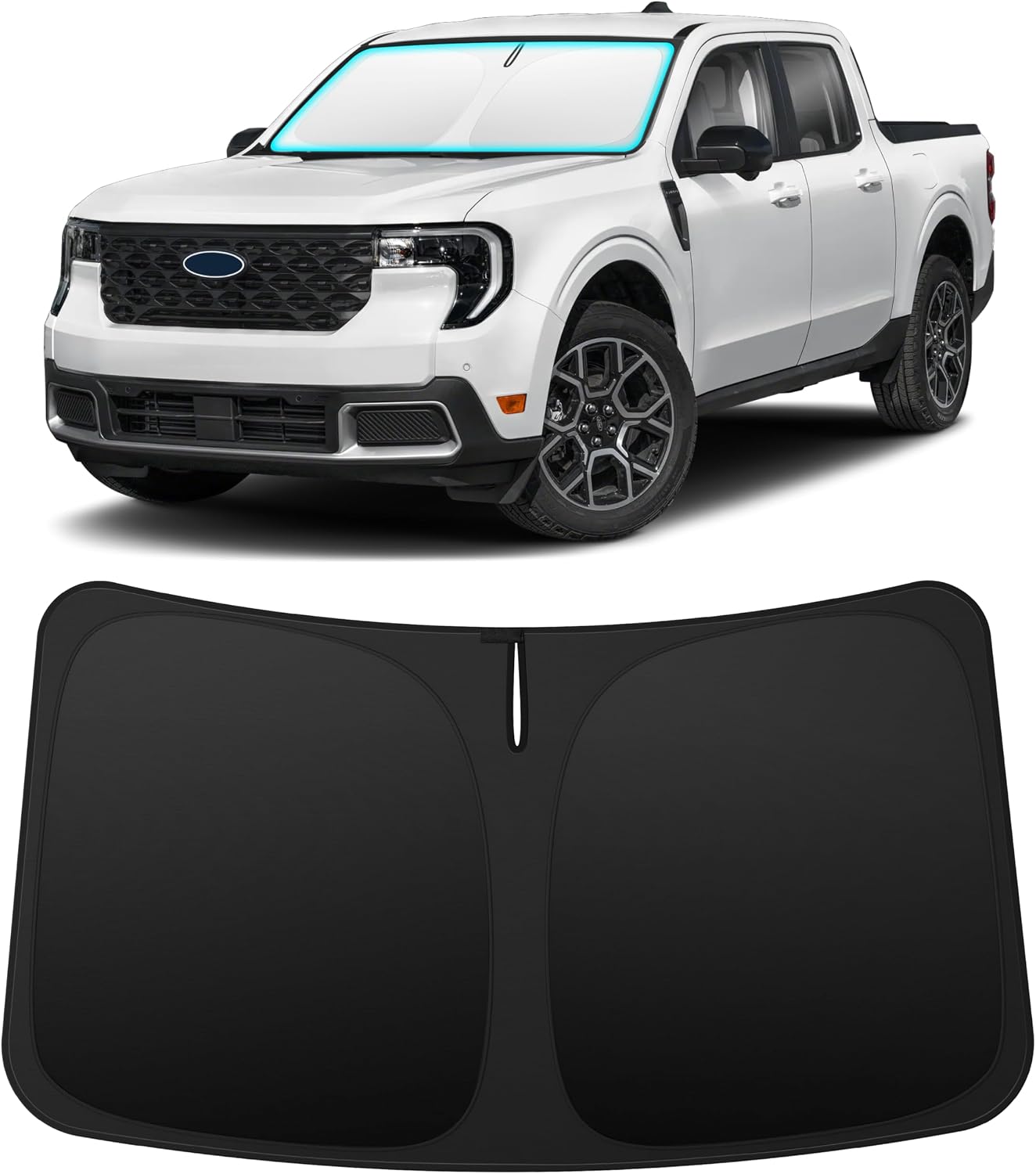 INSAUTO Custom Fit Windshield Sun Shade for Nissan Frontier 2005-2021