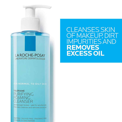 La Roche-Posay Toleriane Purifying Foaming Facial Cleanser with Niacinamide
