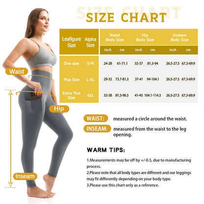 Walifrey Leggings with Pockets for Women