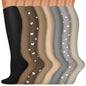 Copper Compression Socks 15-20 mmHg for Men & Women 8 Pairs – Circulation Support for Nurses, Travel, Running, Hiking, Soccer