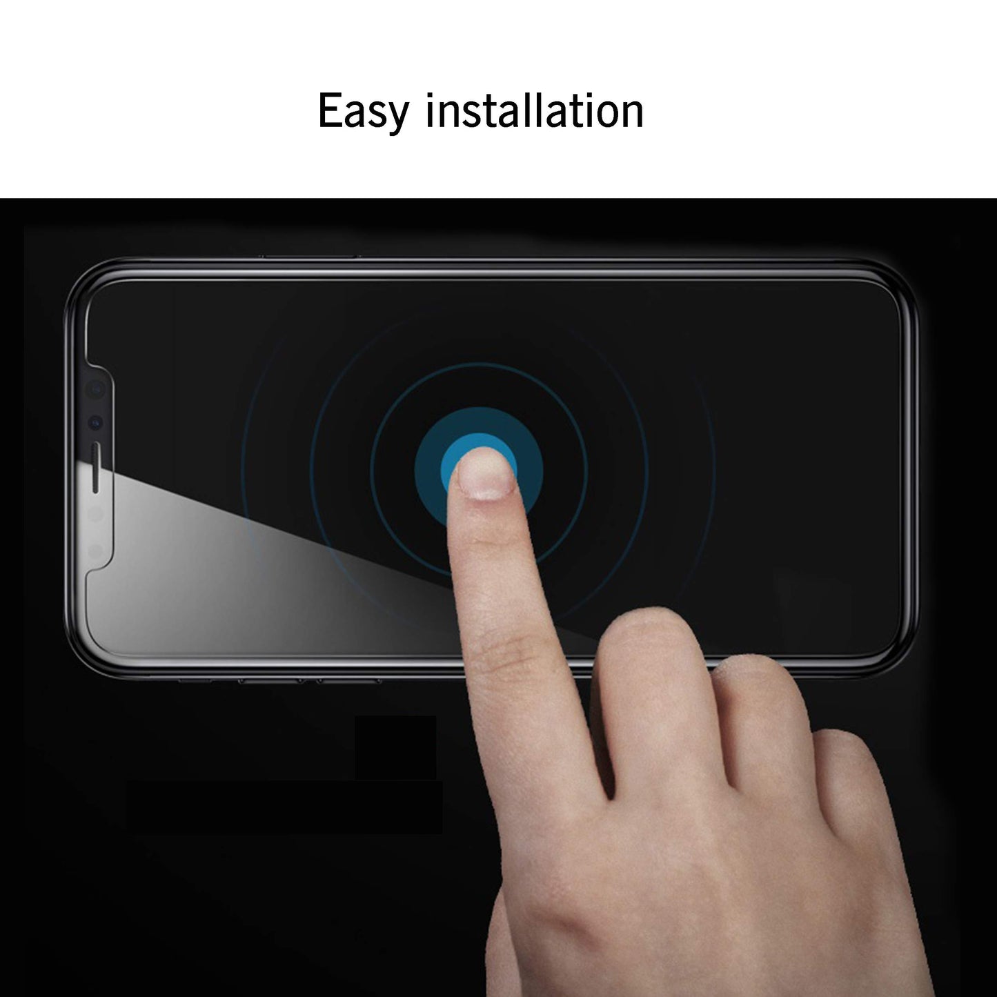 Ailun 3 Pack Privacy Screen Protector for iPhone 16 Pro Max, Tempered Glass