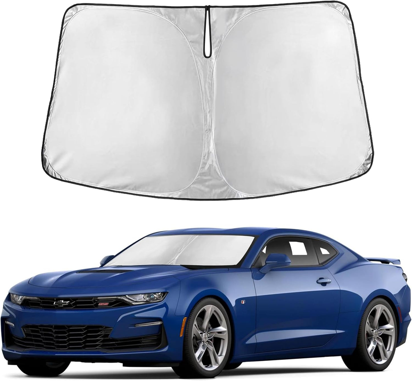 Autovir Windshield Sun Shade, 2017-2026 Tesla Model 3 & Y, 280T Visor Shade