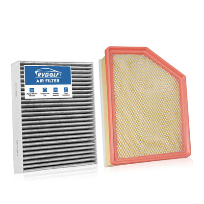 Engine+Cabin Air Filter Fit for 2014-2020 Rogue, 2017-2022 Rogue Sport