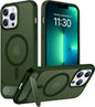 Magnetic Compatible with iPhone 14 Pro Max Case, [Built-in Invisible Kickstand][Compatible with MagSafe] [Military Grade Shockproof] Slim Translucent Matte Phone Case for iPhone 14 Pro Max 6.7"