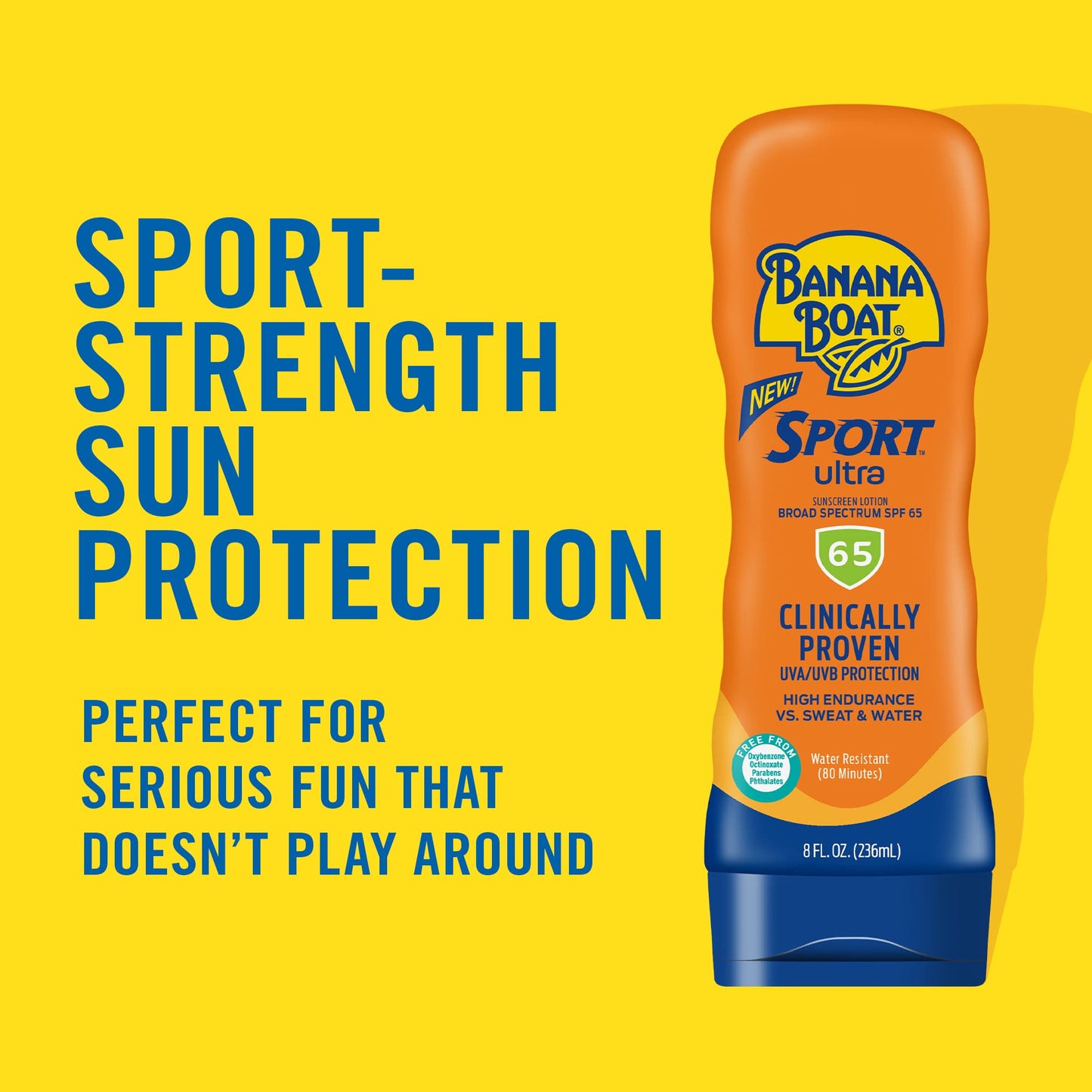 Banana Boat Sport Ultra Sunscreen Lotion SPF 30, Travel Size 3oz Twin Pack, Sweat & Water Resistant Sunblock for Active Lifestyle(Pack of 2)