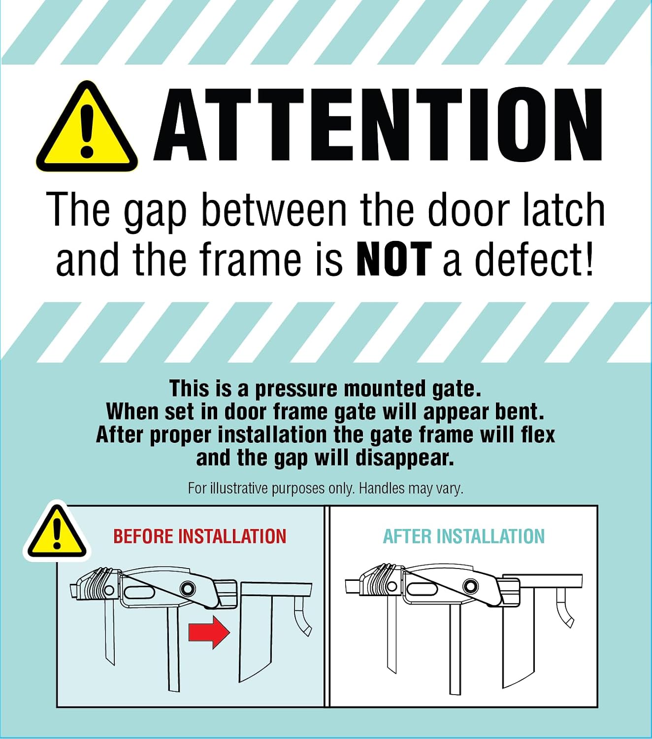 Regalo Safety 29"-38.5" Easy Step Baby Gate, Bottom of Stairs & Doorways
