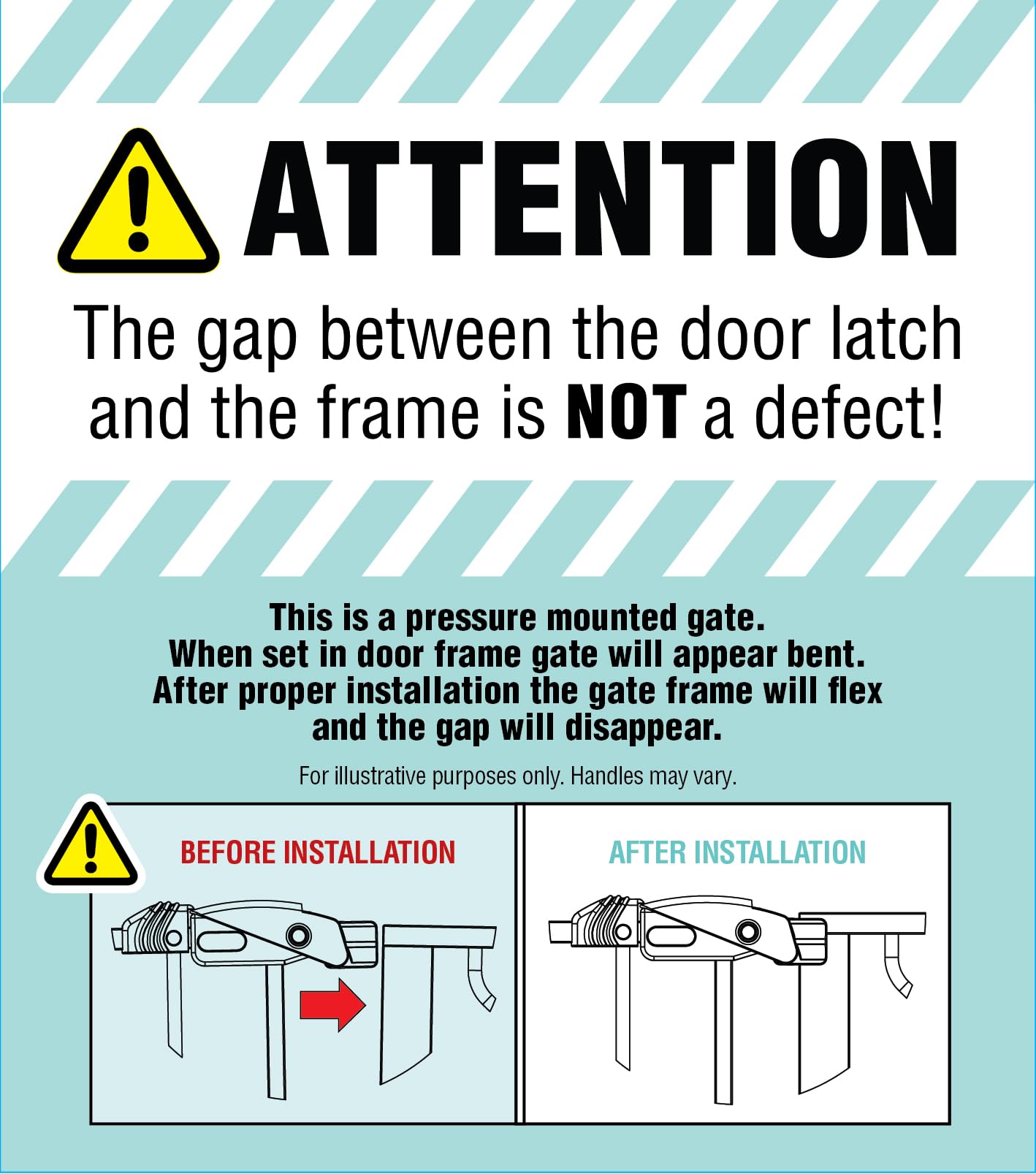 Regalo Safety 29"-38.5" Easy Step Baby Gate, Bottom of Stairs & Doorways
