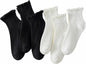 Hstyle 6 Pairs of Ruffle Socks Women, Cute Ruffle Ankle Socks