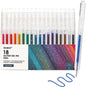 Grabie 18 Color Glitter Gel Pens, Retractable Sparkle Art Pens