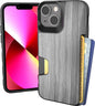 Smartish® iPhone 13 Wallet Case - Wallet Slayer Vol. 1 [Slim + Protective] Credit Card Holder - Drop Tested Hidden Credit Card Slot Cover for Apple iPhone 13 - Black Tie Affair