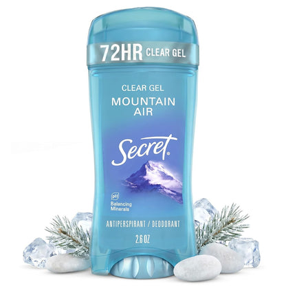 Secret Fresh Antiperspirant Deodorant for Women, 72hr Freshness on the Rocks with Pro-Hyaluronic Acid, Miami Mocktails Edition, Clear Gel, Pineapple Paradise with Pineapple & Coconut Scent, 2.6 oz