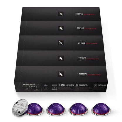 Nespresso Vertuo, Melozio Decaffeinato, 30-Count Espresso Pods