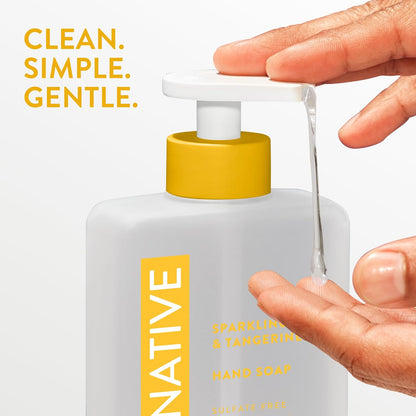 Native Liquid Hand Soap, Toasted Vanilla & Honey Scent, Non-Drying Formula for Soft, Smooth Hands, Made with Plant-Based Cleansers, Sulfate & Paraben Free, 13 oz Bottle