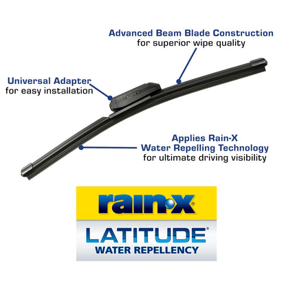 Rain-X 810348 Repellency Water Repellent Wiper Blades, 26" & 16" Windshield Wipers, All Weather Streak-Free for Enhanced Visibility w/Water Repellency Formula [Amazon Exclusive]