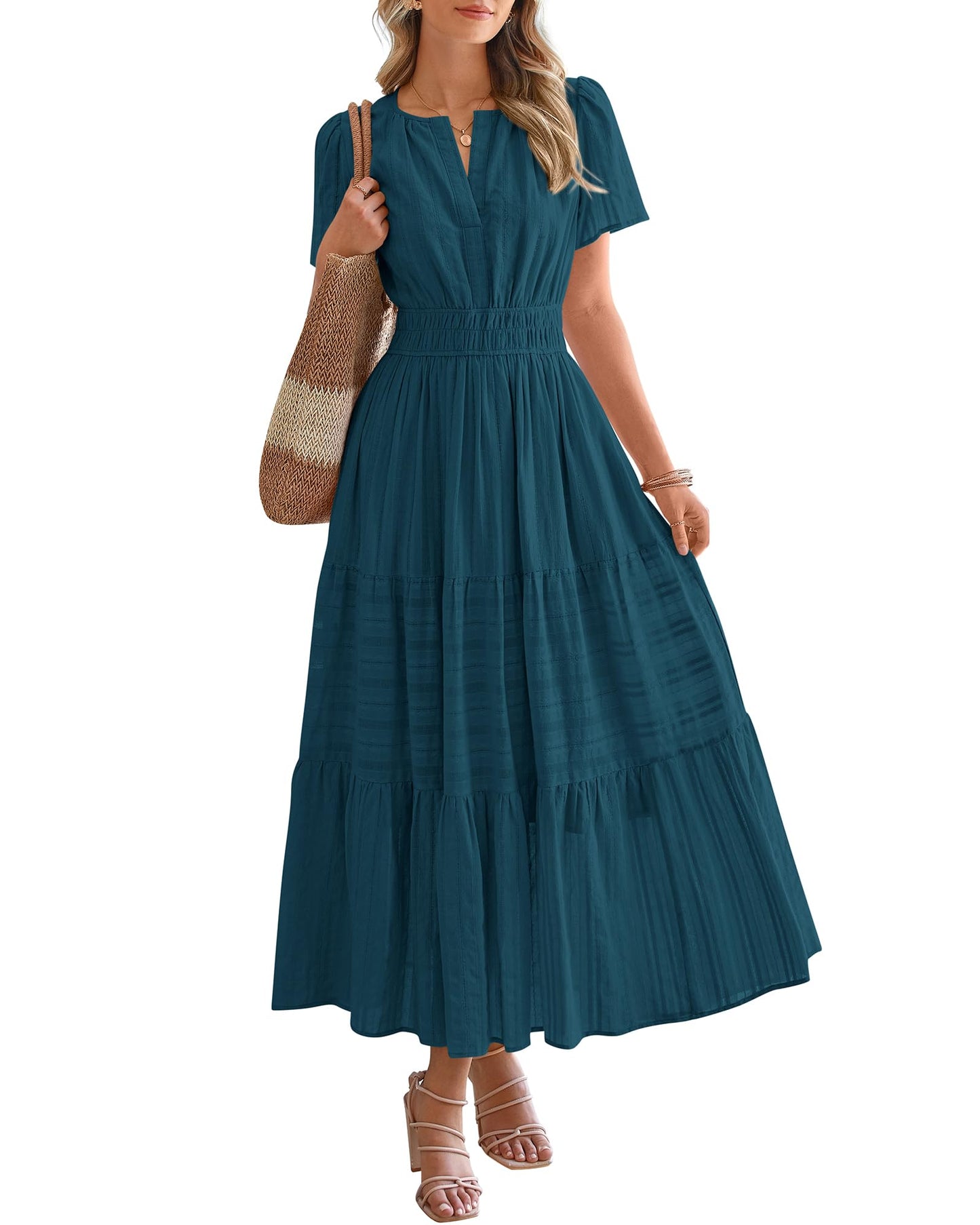 BTFBM Womens Summer 2026 Casual Maxi Dresses