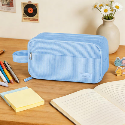 Cute Big Pencil Case Pouch Bag with Handle for Teen Girls Boy Gift