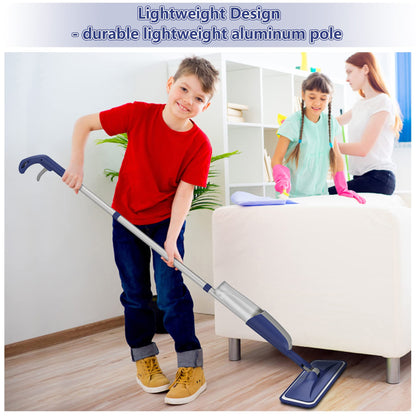 Spray Wet Mops for Floor Cleaning: Hardwood Floor Mop Refillable Dust Mop