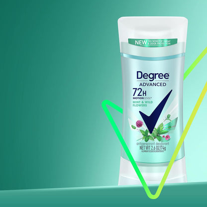 Degree Antiperspirant Deodorant Sexy Intrigue 72-Hour Sweat & Odor Protection Antiperspirant Deodorant For Women with Body Heat Activated Technology 2.6 oz (Pack of 2)