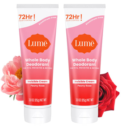 Lume Whole Body Deodorant - Cream Tube - 3 oz (Clean Tangerine)