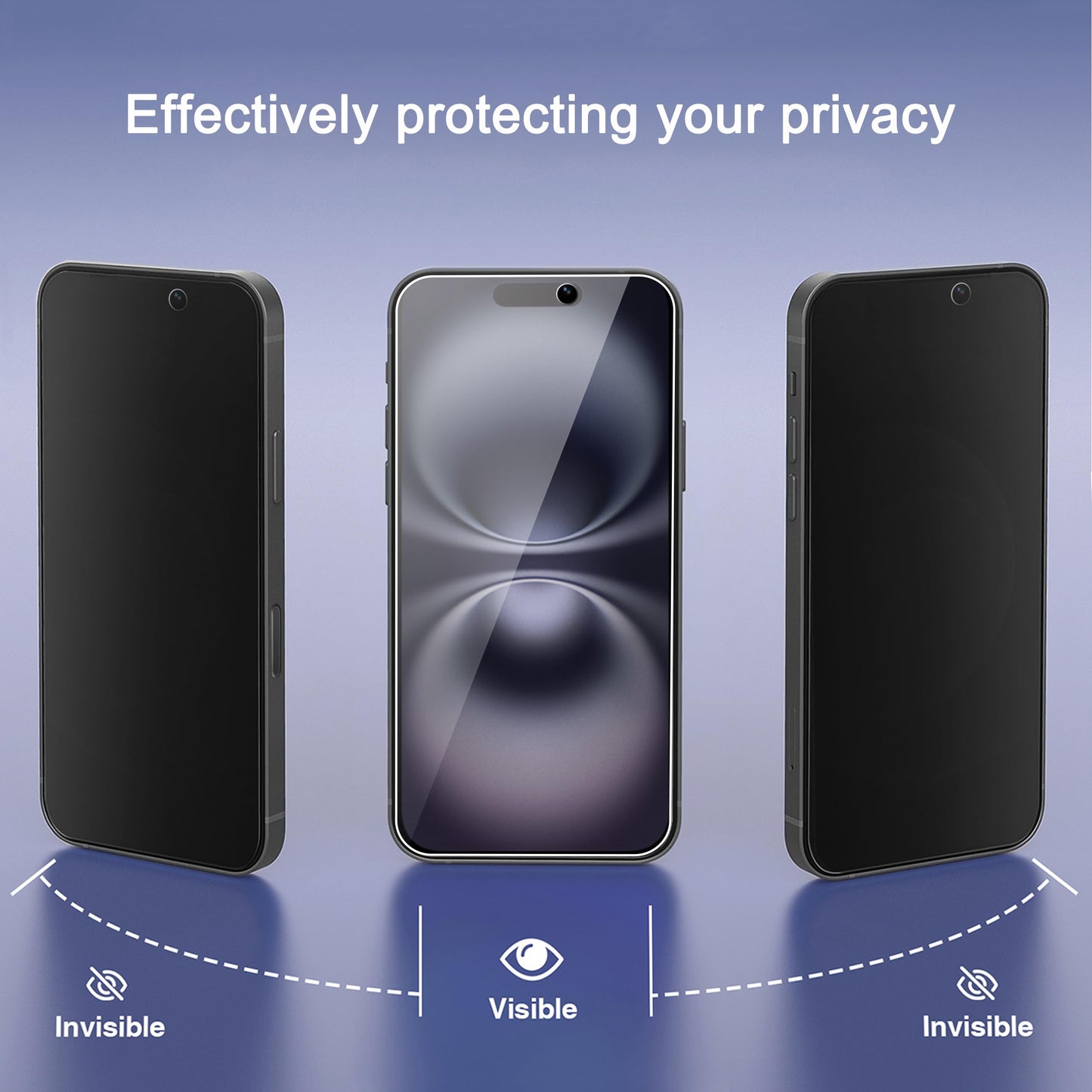 Ailun Privacy Screen Protector+Camera Lens Protector for iPhone 17 Pro Max