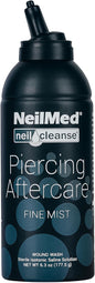 NeilMed NeilCleanse Piercing Aftercare, Fine Mist, 6.3 Fluid Ounce
