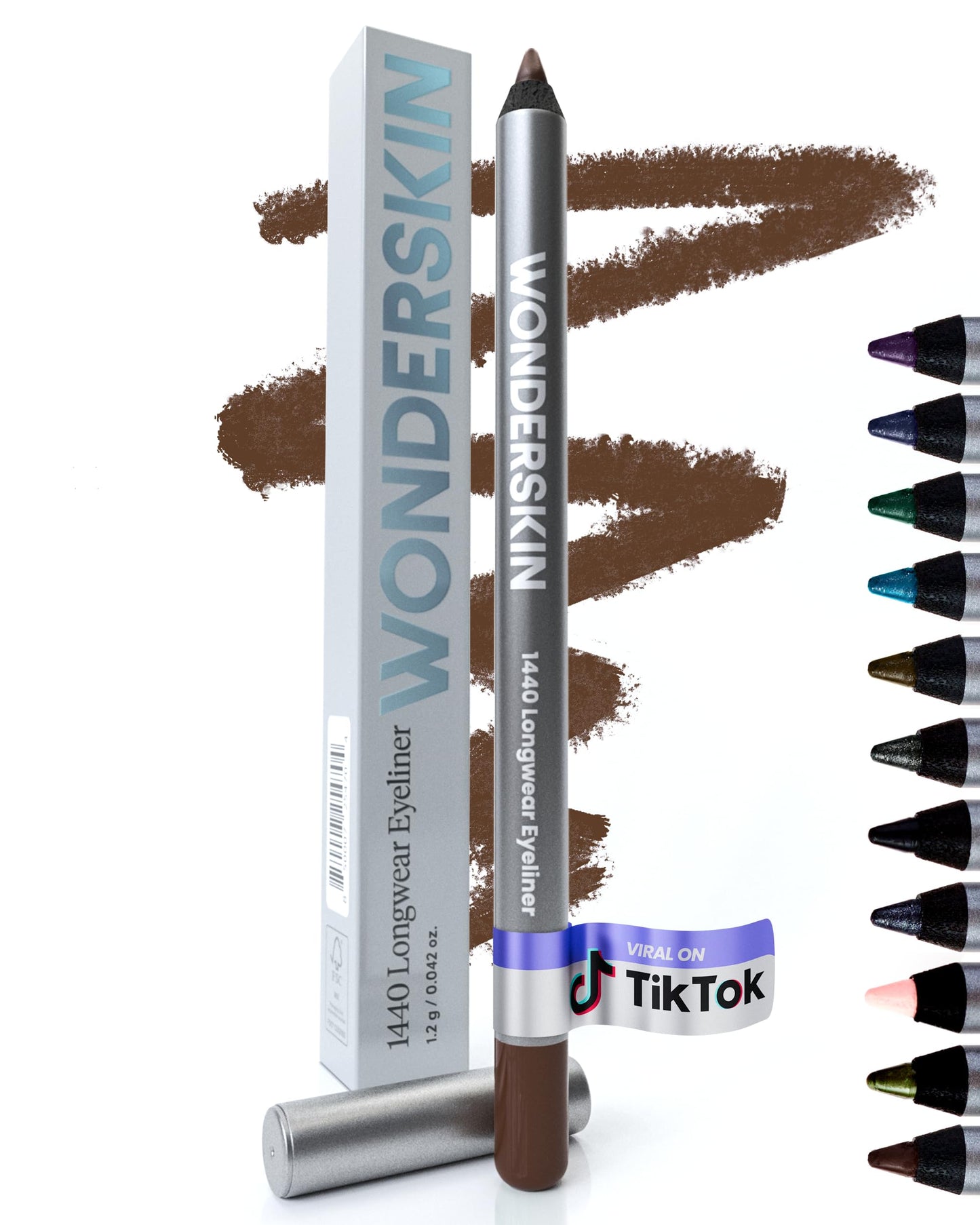 Wonderskin Eyeliner Pencil 1440 Longwear Eyeliner Waterproof & Smudge Proof