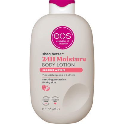 eos Shea Better Body Lotion- Vanilla Cashmere, 24-Hour Moisture, 16 fl oz
