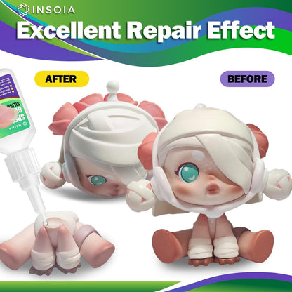 INSOIA Super Medium CA Glue, 20g, Strong Bond, with Precision Tips