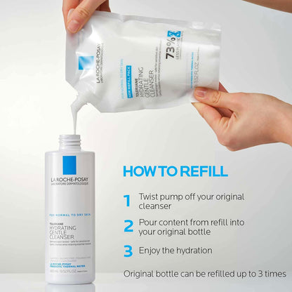 La Roche-Posay Toleriane Hydrating Gentle Facial Cleanser, with Niacinamide
